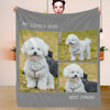 Christmas Blanket Personalized Photo Blankets Fleece Throw Blanket Custom Blankets with Pictures