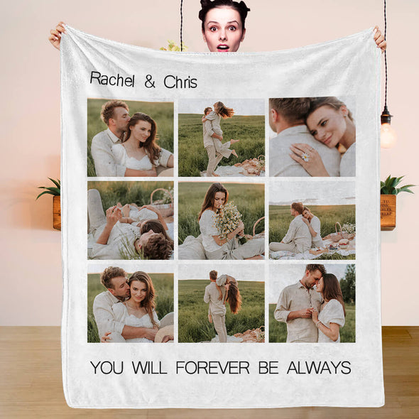 Christmas Blanket Personalized Photo Blankets Fleece Throw Blanket Custom Blankets with Pictures