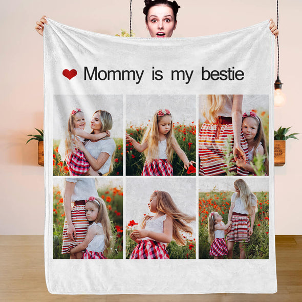 Christmas Blanket Personalized Photo Blankets Fleece Throw Blanket Custom Blankets with Pictures