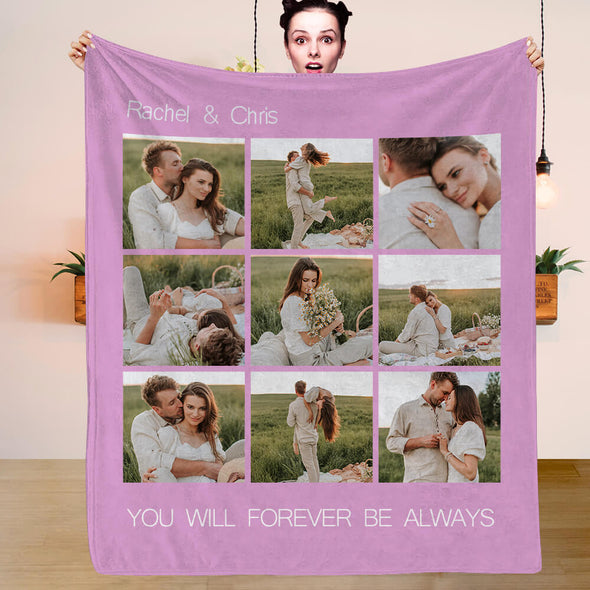 Christmas Blanket Personalized Photo Blankets Fleece Throw Blanket Custom Blankets with Pictures