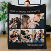 Christmas Blanket Personalized Photo Blankets Fleece Throw Blanket Custom Blankets with Pictures