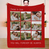 Christmas Blanket Personalized Photo Blankets Fleece Throw Blanket Custom Blankets with Pictures