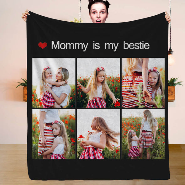 Christmas Blanket Personalized Photo Blankets Fleece Throw Blanket Custom Blankets with Pictures