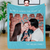 Christmas Blanket Personalized Photo Blankets Fleece Throw Blanket Custom Blankets with Pictures