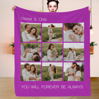 Christmas Blanket Personalized Photo Blankets Fleece Throw Blanket Custom Blankets with Pictures