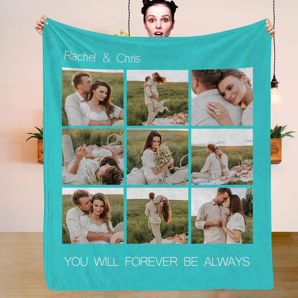 Christmas Blanket Personalized Photo Blankets Fleece Throw Blanket Custom Blankets with Pictures