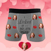 Anniversary Gift for Boyfriend Valentine's Day Gift Mens Custom Face Photo Boxer Gift Ideas
