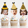 Baby Shower Party Supplies Custom Photo Cupcake Toppers Cupcake Decorations With Age