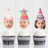 Face Cupcake Toppers Custom Photo Cupcake Toppers Cupcake Decorations With Age