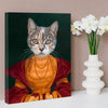 Custom Pet Portraits Canvas Print Custom Female Pet Queen Canvas