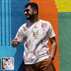 Mens Custom T shirt with Cat Picture and Name Custom Cat Short Sleeve Shirt Gift for Boyfriend