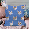 Custom Pet Face Pillow Decorative Cushion Cover Pet Face Pillow Throw Pillows Christmas Gift
