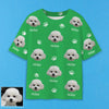 Gift for Pet Lover Custom Pet Photo T shirt Custom Short Sleeve Shirt Gift for Girfriend Boyfriend