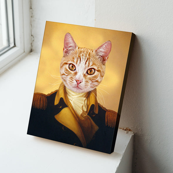 Personalized Pet Photo Canvas Print Custom Pet Canvas Living Room Decor Wall Art