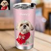 Custom Pet Photo Tumblers Custom Pet Coffee Mug Cup Gift for Cat Mom Dog Dad Christmas Gift