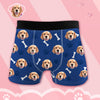 Custom Dog Face Boxers Dog Photo Shorts Funny Gifts for Friends Gift for Dog Dad