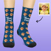 Fathers Day Socks Dad Socks Custom Face Socks Custom socks for Dad Fathers Day Gift