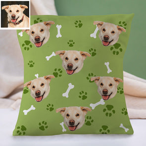 Personalized Dog Face Pillow Decorative Cushion Cover Pet Face Pillow Dog Decorative Throw Pillows