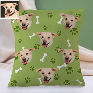 Personalized Dog Face Pillow Decorative Cushion Cover Pet Face Pillow Dog Decorative Throw Pillows