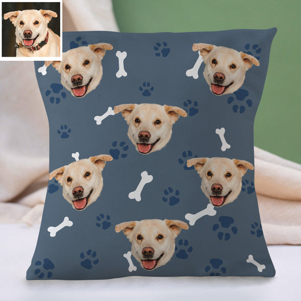 Christmas Pillow Cutom Dog Face Pillow Decorative Cushion Cover Pet Face Pillow Dog Throw Pillows