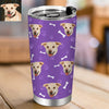 Gifts for Boyfriend Birthday Gift Custom Cup with Cat Dog Faces Custom Pet Photo Travel Tumblers