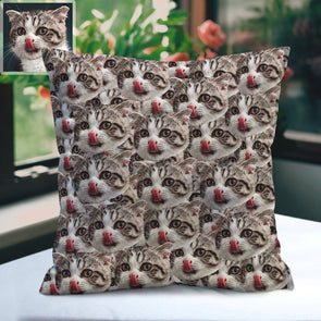 Personalized Pet Face Pillow Decorative Cushion Cover Pet Face Pillow Pet Decorative Throw Pillows