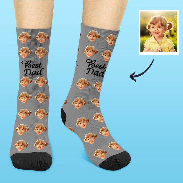 Fathers Day Socks Dad Socks Custom Face Socks Custom socks for Dad Fathers Day Gift