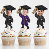 Custom Graduation Face Cupcake Topper Personalized Cupcake Toppers Graduation Day Party Decor