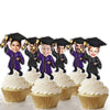 Custom Graduation Face Cupcake Topper Personalized Cupcake Toppers Graduation Day Party Decor