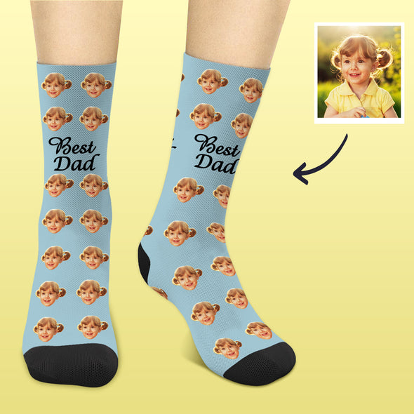 Fathers Day Socks Dad Socks Custom Face Socks Custom socks for Dad Fathers Day Gift