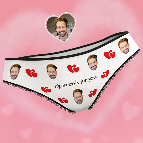 Custom Underwear Face Photo Panties for Women