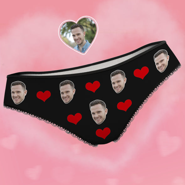 Personalized Panties with Photo Face Underwear for Girlfriend