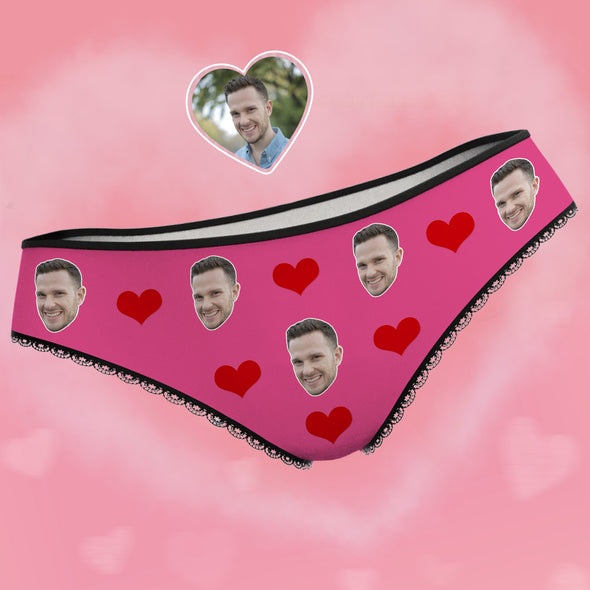 Personalized Panties with Photo Face Underwear for Girlfriend