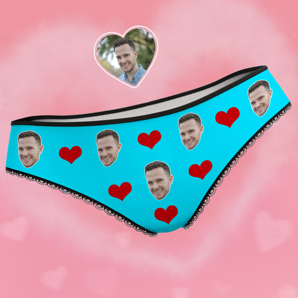 Personalized Panties with Photo Face Underwear for Girlfriend
