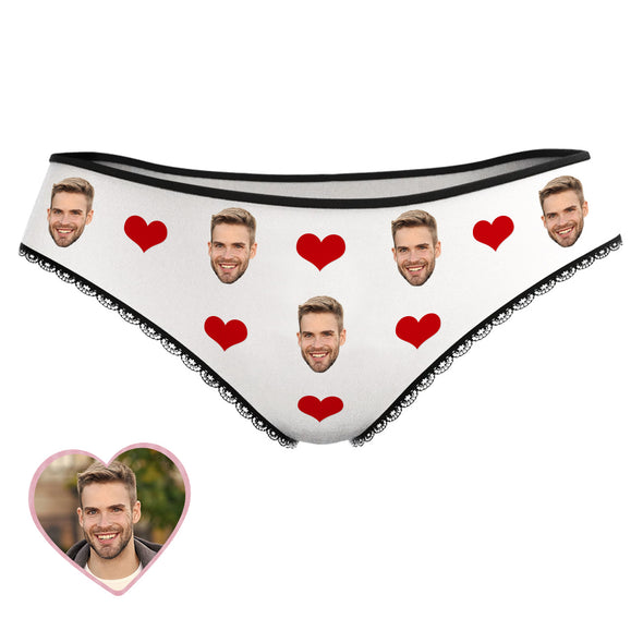 Personalized Panties with Photo Face Underwear for Girlfriend