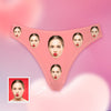Gag Gifts Valentines Gift Anniversary Gift for Girlfriend Face on Underwear Photo Thongs