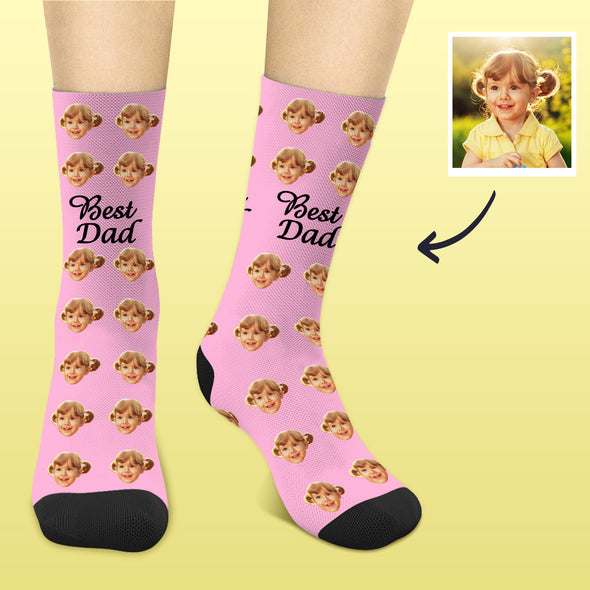 Fathers Day Socks Dad Socks Custom Face Socks Custom socks for Dad Fathers Day Gift