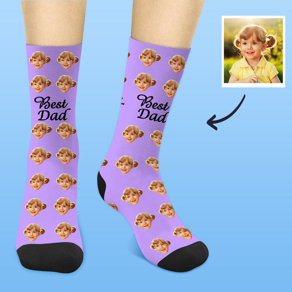 Fathers Day Socks Dad Socks Custom Face Socks Custom socks for Dad Fathers Day Gift