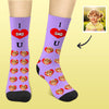 I Love Dad Socks Custom Face Socks Custom socks for Dad Fathers Day Gift