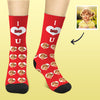 I Love Dad Socks Custom Face Socks Custom socks for Dad Fathers Day Gift