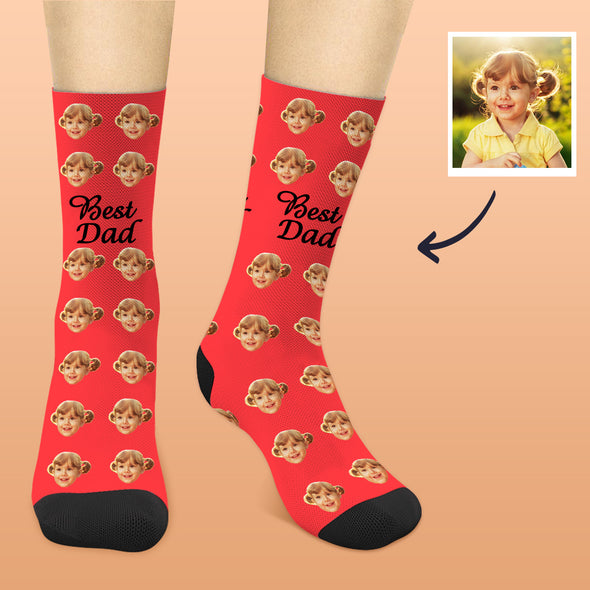Fathers Day Socks Dad Socks Custom Face Socks Custom socks for Dad Fathers Day Gift