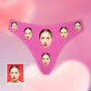 Gag Gifts Valentines Gift Anniversary Gift for Girlfriend Face on Underwear Photo Thongs