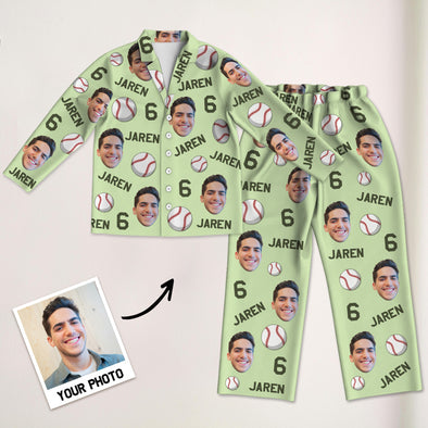 Custom Basketball Baseball Pajamas Custom Soccer Football Pajamas Custom Sports Pajama Pants Christmas Gift