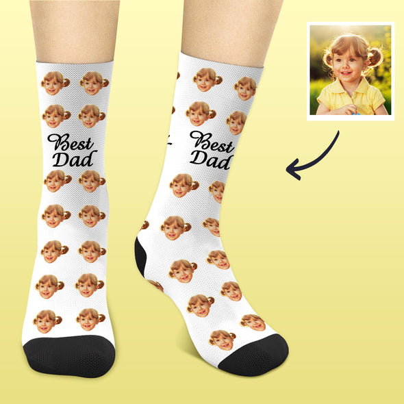 Fathers Day Socks Dad Socks Custom Face Socks Custom socks for Dad Fathers Day Gift