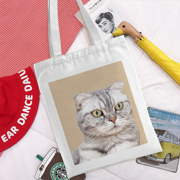 Personalized Photo Tote Bag Valentine's Day Gift