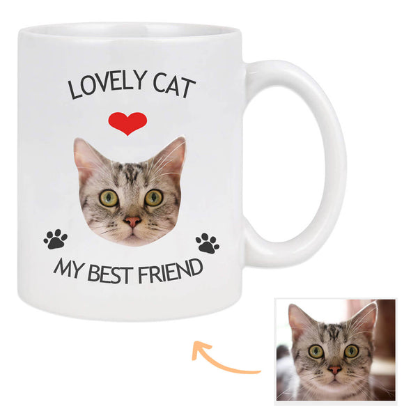 Customized Mug with Cat Photo Personalized Photo Mug