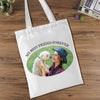 Customized Canvas Tote Bag with Photo and Text