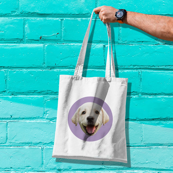 Customized Canvas Tote Bag with Face