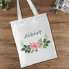 Customized Canvas Tote Bag with Your Name