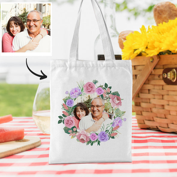 Customized Canvas Tote Bag with Picture